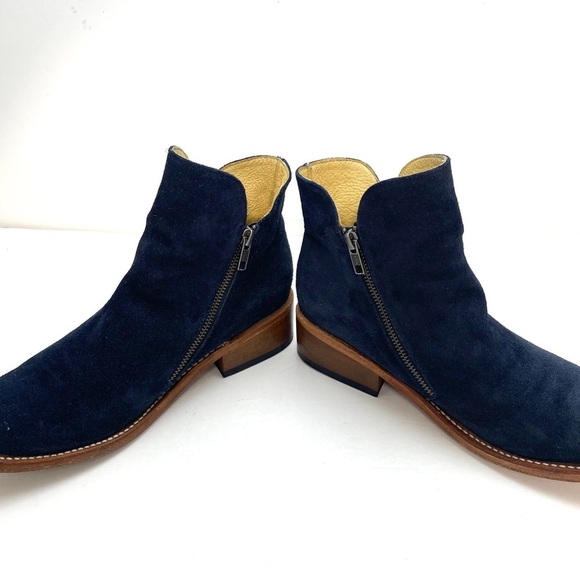 MARCIANTE and Company Suede Chelsea Boot in Navy Blue Size 9.5 - Picture 8 of 12